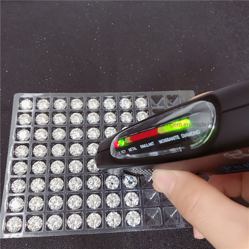 Factory Loose Moissanite Diamond Stones Round Brilliant Cut 1CT White Moissanite