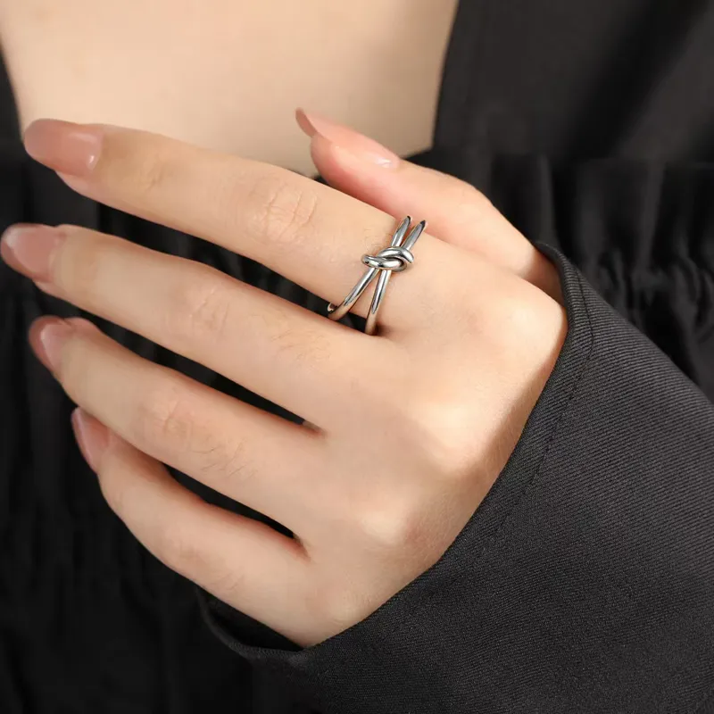 Gold Knot Collection Brass Ring