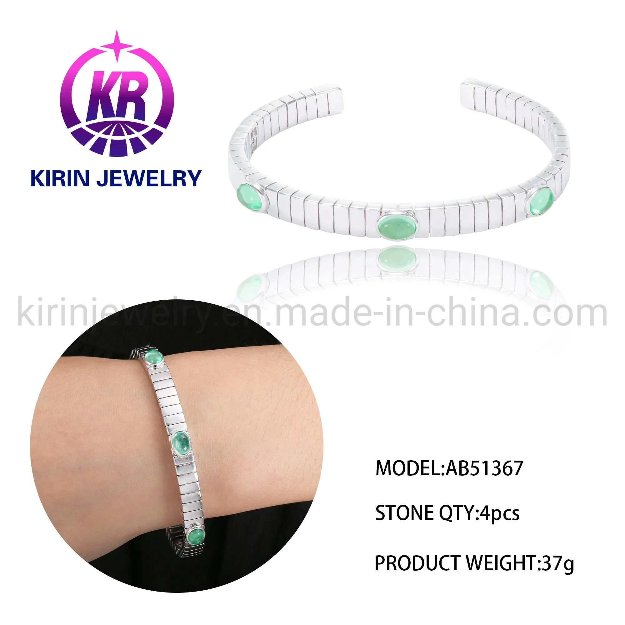 Custom Bangle for Women Wholesale Bracelet Charms Bangles 925 Sterling Silver Bangle Cuff Bracelet Rose Gold Bracelets Women