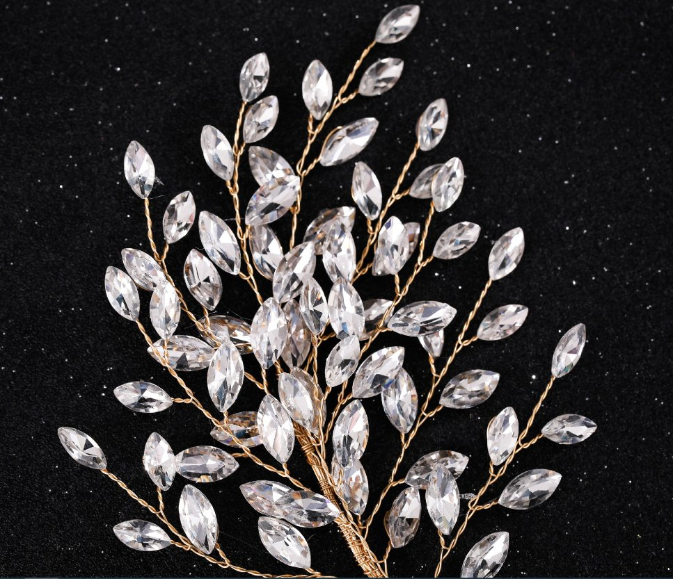 Bridal Wedding Luxury Rhinestone Hair Comb Hair Accessories. Bridal Rhinestone Hair Comb Headpiece. Bridal Jewelry