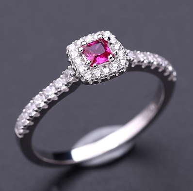 2026 Fancy Halo CVD Lab Grown Diamond 925 Silver Jewelry for Woman Fashion Customized 18K Gold 14K Gold 9K Gold 10K Gold Fine Gold Solid Jewellery