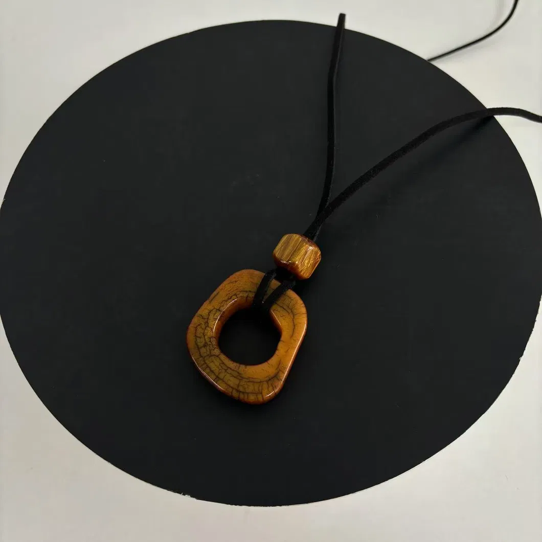 Natural Camel Bone Chain Retro Necklace