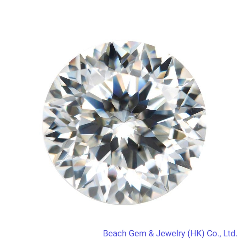 White Color Def Round Shape Loose Moissanite with Gra Certificate for Jewelry Setting