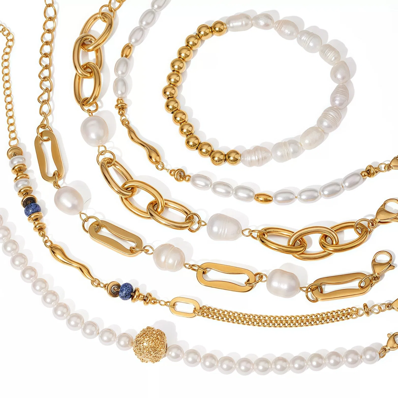 Natural Baroque Pearls Bridal Jewelry - Shimmering Wedding Accessories &amp; Luxury Fashion Gifts