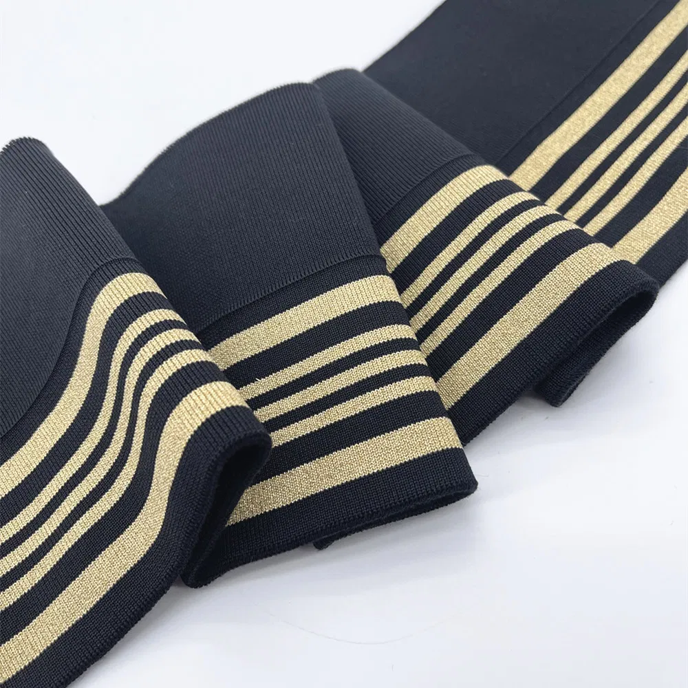 Polyester and Gold Line Knit Accessories