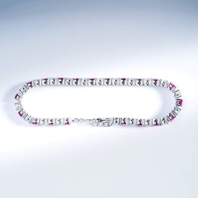 High Grade Abiding OEM/ODM 925 Silver Chain Luxury Tennis Bracelet for Women
