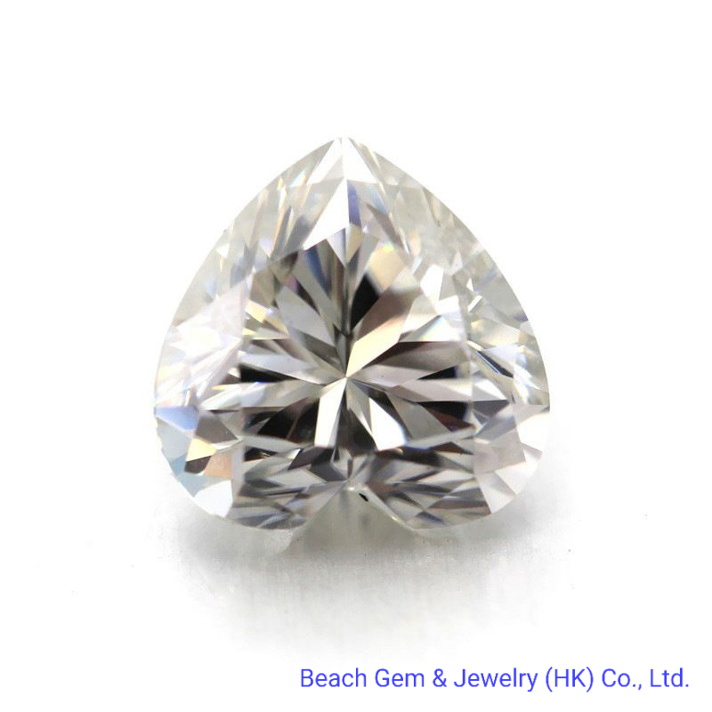 Fancy Cut Heart Shape Loose Moissanite for Jewelry Rings