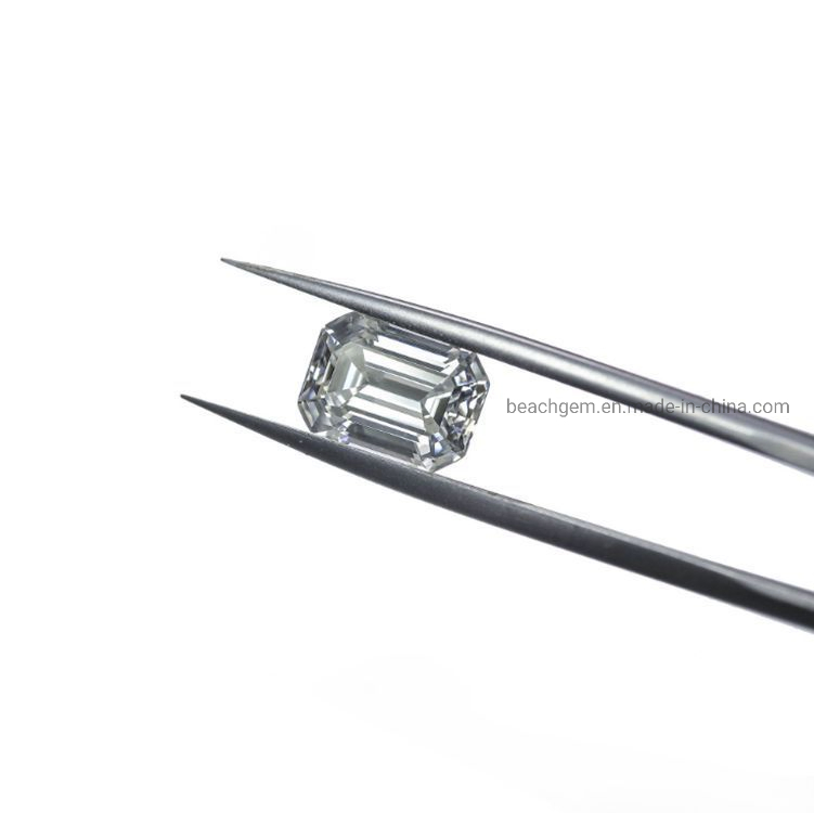 Moissanite in Otagon Shape for Silver Ring