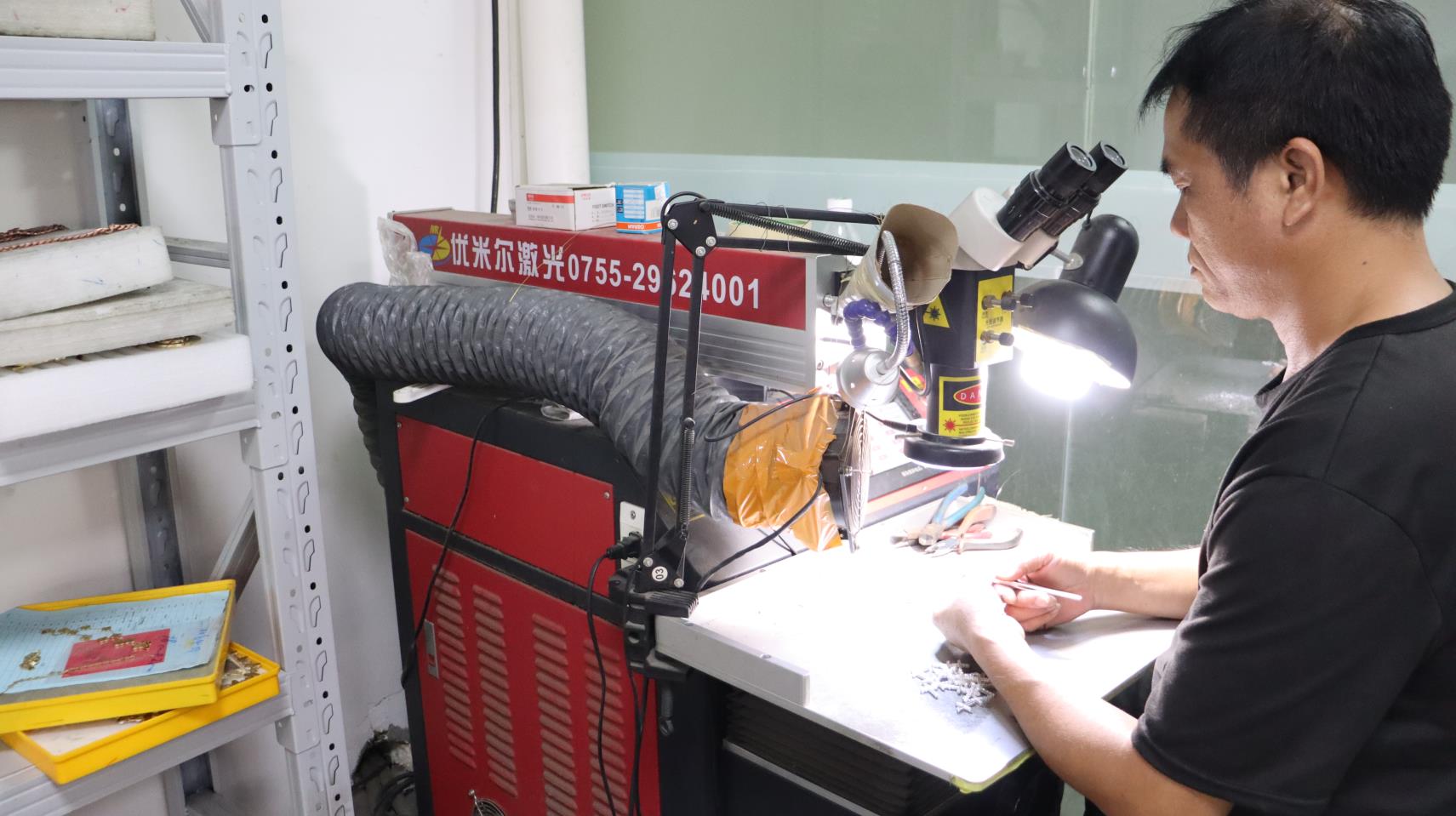 Welding process in jewelry manufacturing — precision metal joining at Locke Jewelry