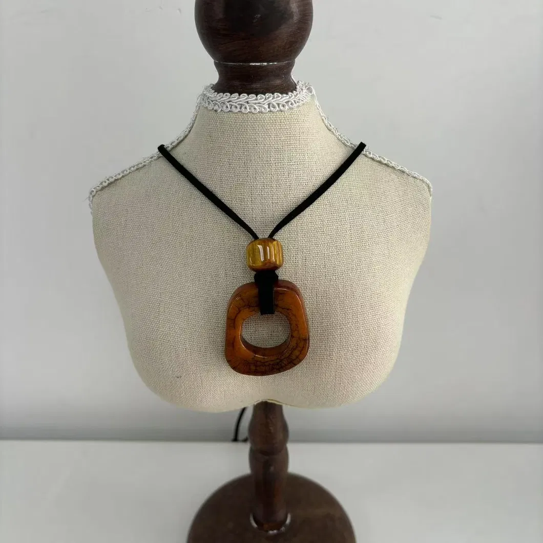 Natural Camel Bone Chain Retro Necklace