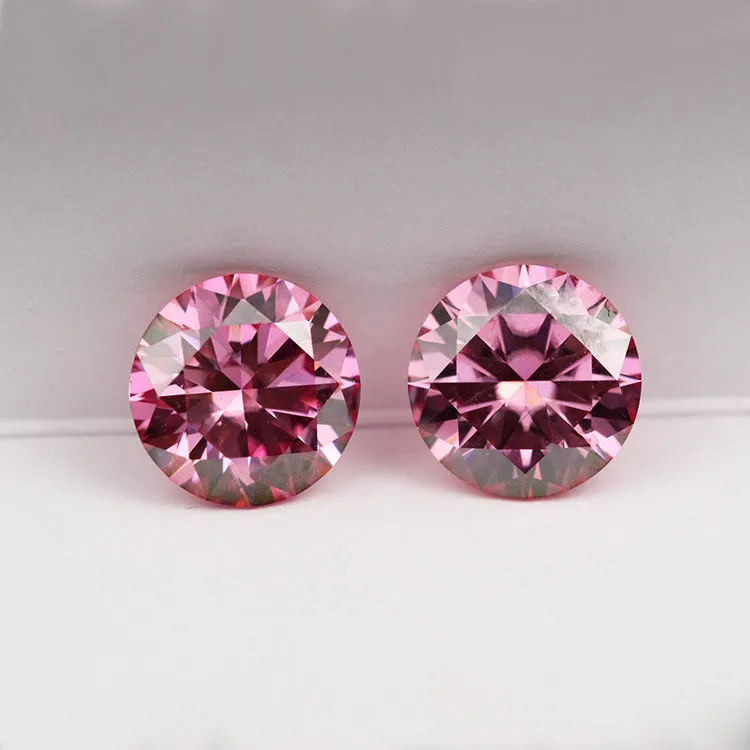 Pink Loose Moissanite Gemstone