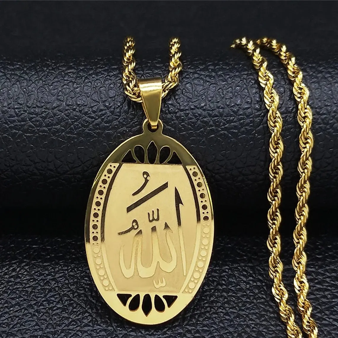 Rainbow Glow Infinity Gold Plated Saudi Arabia Metal Customized Logo Word Shape China Manufacturer Wholesale Price Pendant Necklace