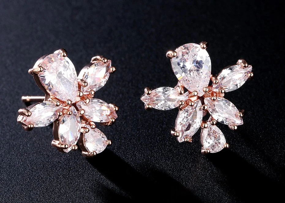 Elegant CZ Earring Jewelry, Luxury CZ Earring, Wedding Bridal CZ Earring Jewelry