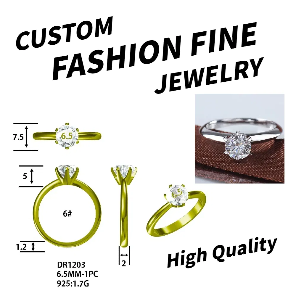 China Manufacturer Jewellery Factory OEM ODM Fine Mens Women Design Wholesale Real 925 Sterling Silver Custom Gold Jewelry