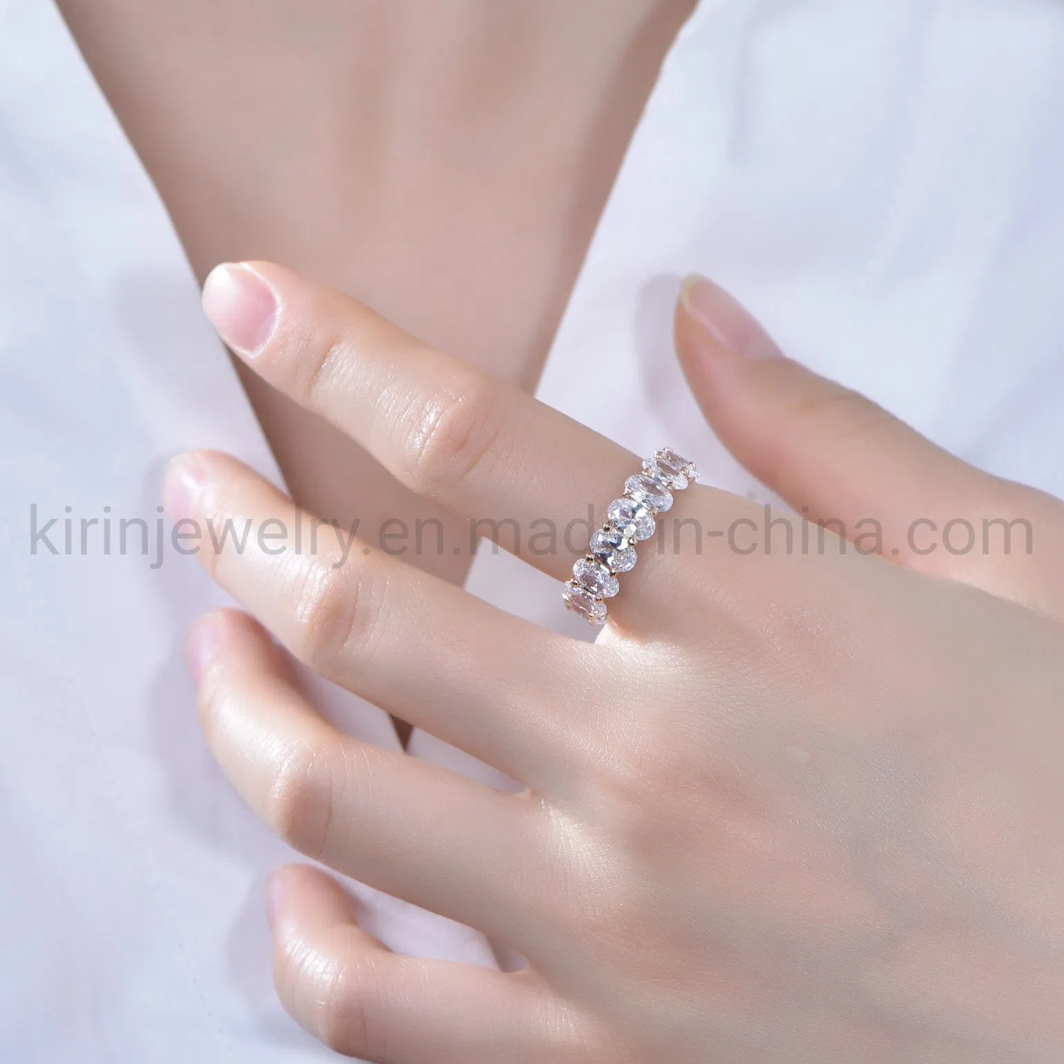 Elegant Pear Shape Diamond Engagement Ring Crafted in Silver