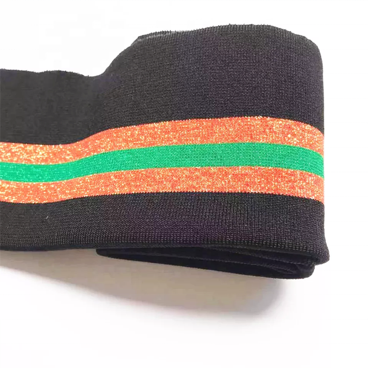 Sparkly Rib Cuff Knit Waistband for Jacket