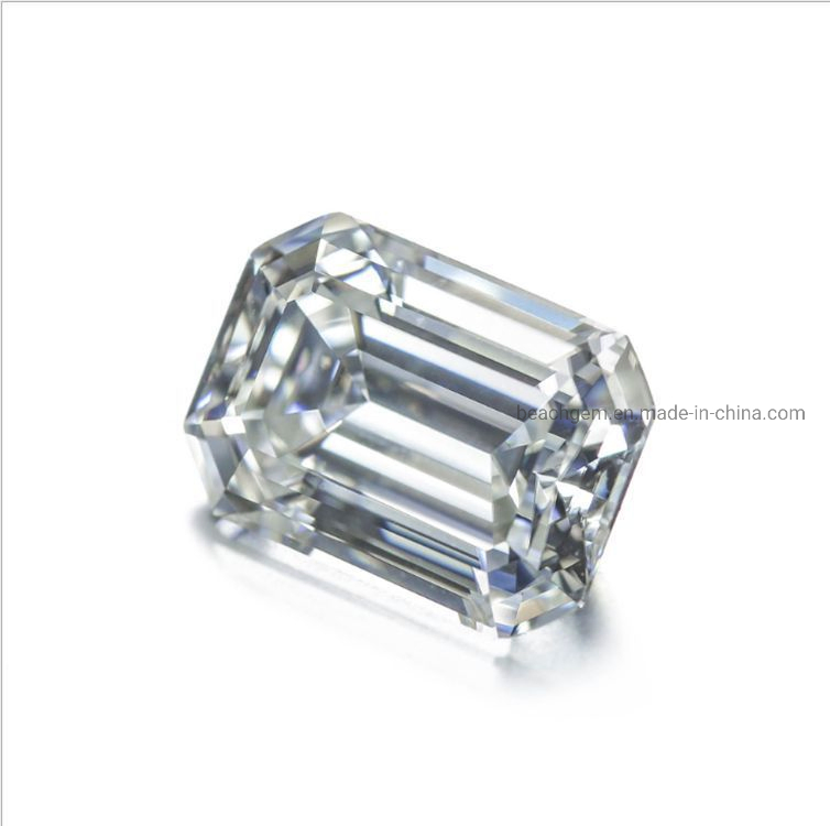 Moissanite in Otagon Shape for Silver Ring