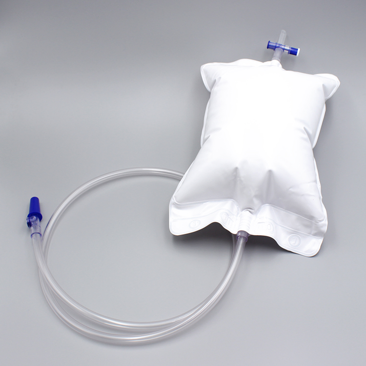 Economy Disposable Luxury Urine Collection Bag Urinary Drainage Bag with T Valve