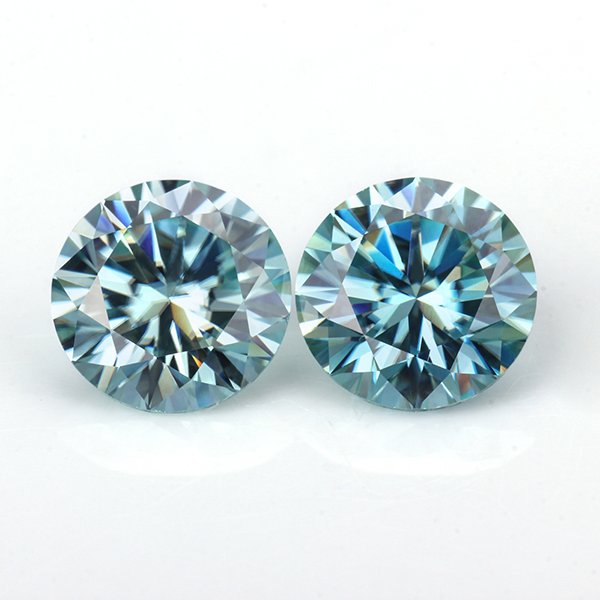 Loose Gemstone Blue Moissanite for Jewelry Setting