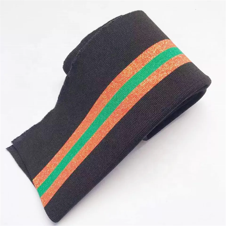 Sparkly Rib Cuff Knit Waistband for Jacket