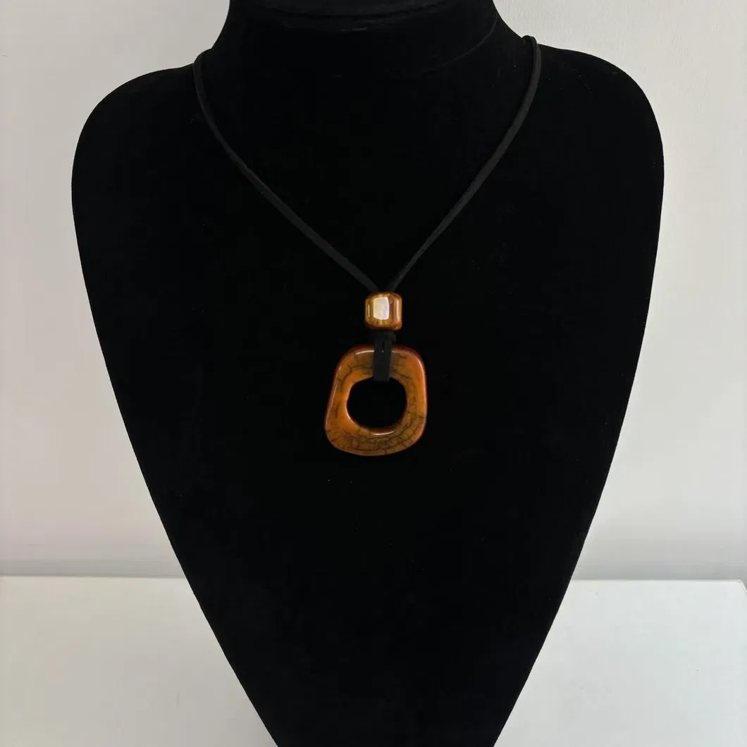 Natural Camel Bone Chain Retro Necklace