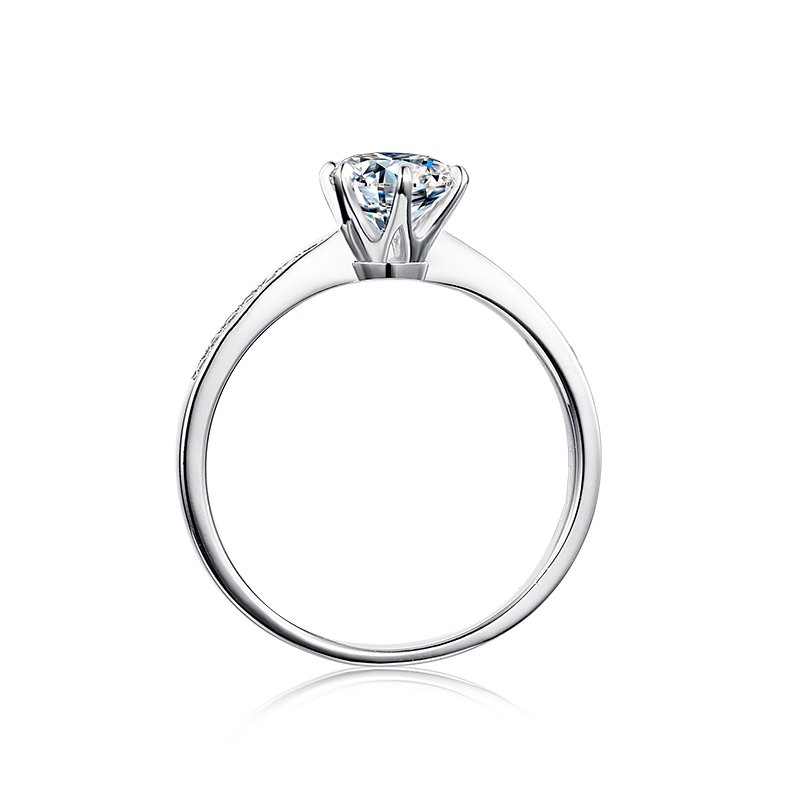 Sale Engagement Rings D-E-F Color Vvs-Vs Clarity 1.00CT-3.00CT Lab Diamond Rings