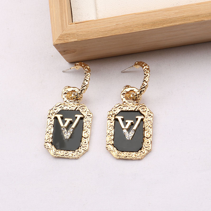 Nice High Quality Fashion 925 Sterling Silver Earrings Luxury Crystal Zircon Stud Earrings for Women Bridal Wedding Jewelry