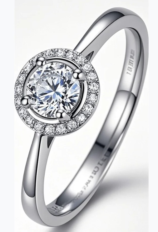 2026 Fancy Halo CVD Lab Grown Diamond 925 Silver Jewelry for Woman Fashion Customized 18K Gold 14K Gold 9K Gold 10K Gold Fine Gold Solid Jewellery