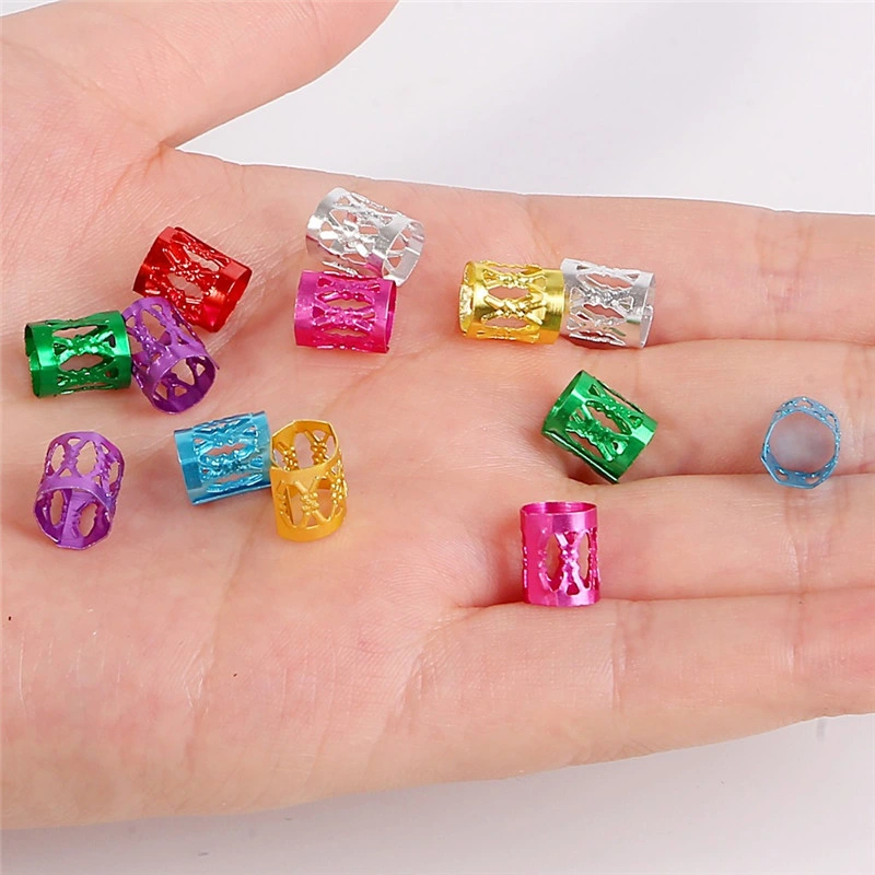 Wholesale Dreadlock Beads Adjustable Cuffs Clips Gold Silver Red Blue Micro Ring