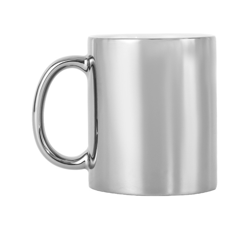 Premium Electroplated Metal Mug 11oz with Luxury Metallic Finish Ideal for Corporate Gifts and Modern Drinkware Collections