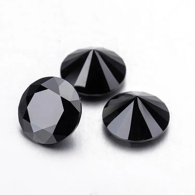 Round Black Moissanite 3