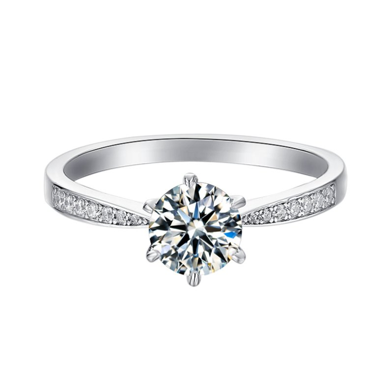 Sale Engagement Rings D-E-F Color Vvs-Vs Clarity 1.00CT-3.00CT Lab Diamond Rings