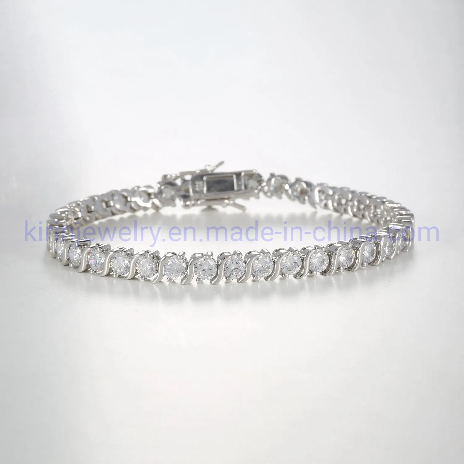 Elegant 14K Gold Plated Tennis Bracelet with Sparkling Zirconia