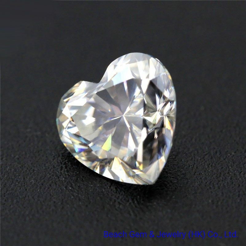 Fancy Cut Heart Shape Loose Moissanite for Jewelry Rings