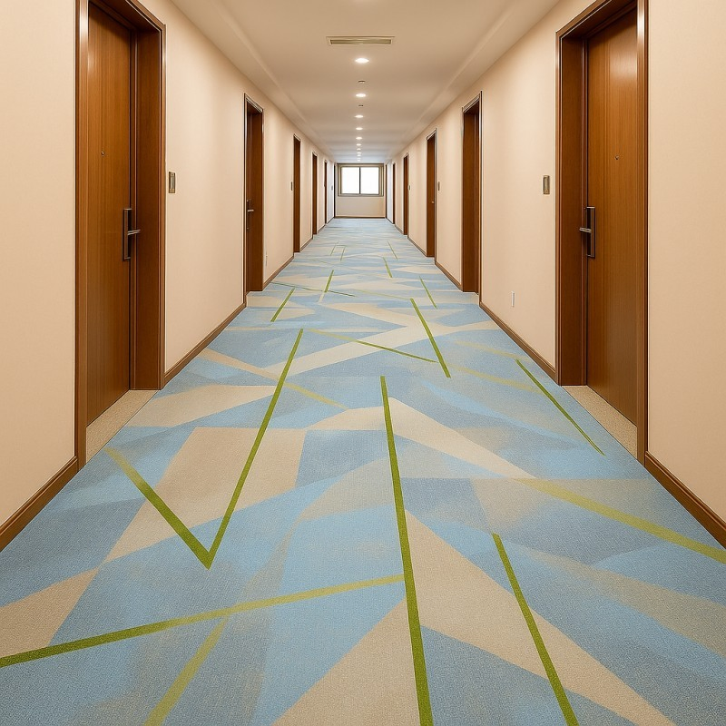 Luxury Hotel Carpet Collection with Custom Brand Color Matching
