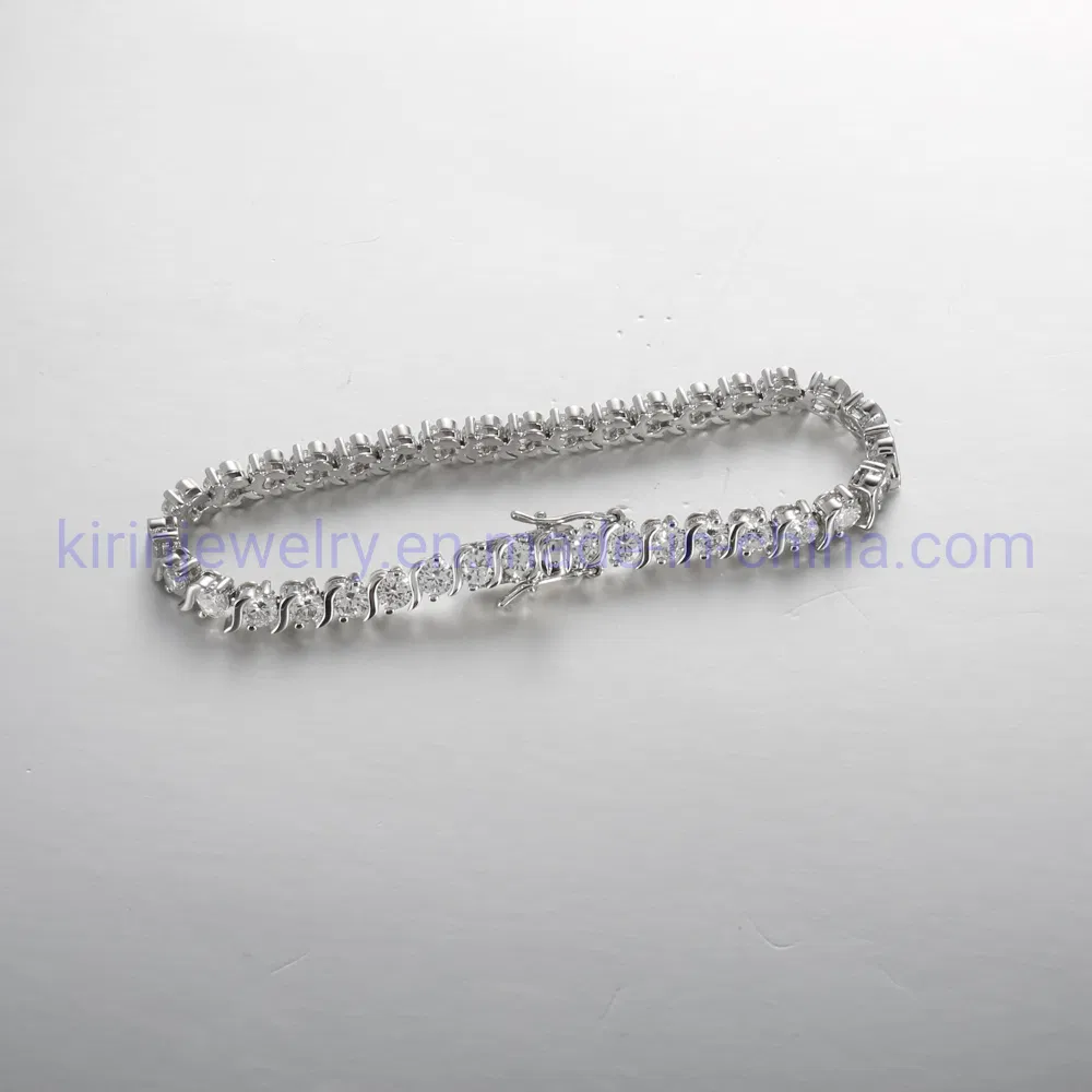 Elegant 14K Gold Plated Tennis Bracelet with Sparkling Zirconia
