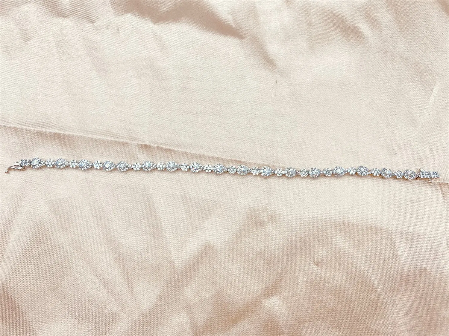 Cubic Stone AAA Grade 925 Silver Tennis Bracelet