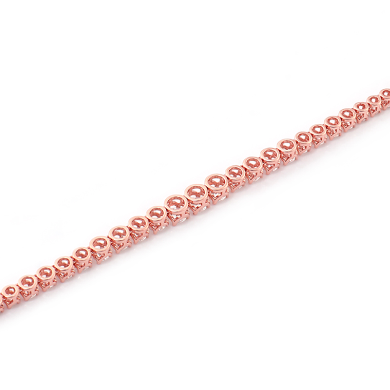 Luxury Shining Fine Custom Solid Gold Jewelry Vvs Diamond Tennis Chain Choker Real Gold Necklaces for Hip Hop Men