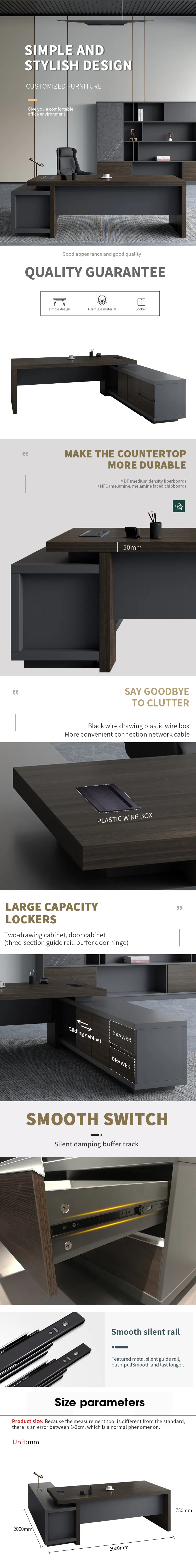 Executive Office Desk Design