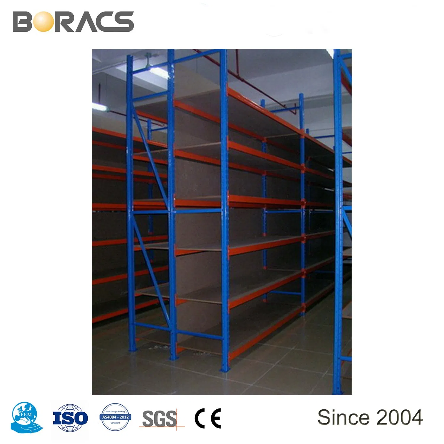 Top-Quality Chinese Supplier &amp; Manufacturer Medium Duty Steel Longspan Shelving