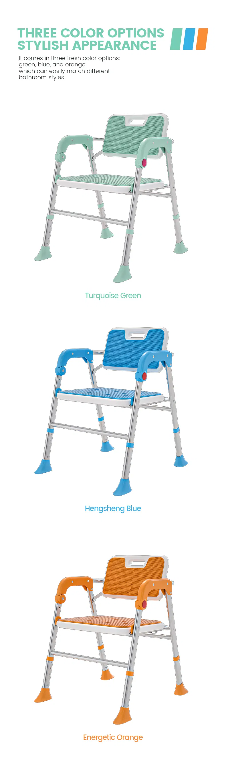 Foldable Shower Chair View 6