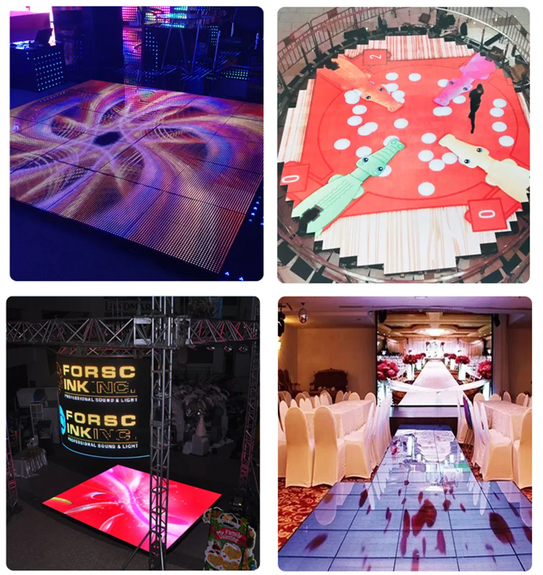 Chinese Sexy Movie China Video Dance Floor Indoor P2.6 P3.91 Interactive Tradeshow LED Dance Floor Tile Panels Digital Gob Dancing Floor LED Video Screen