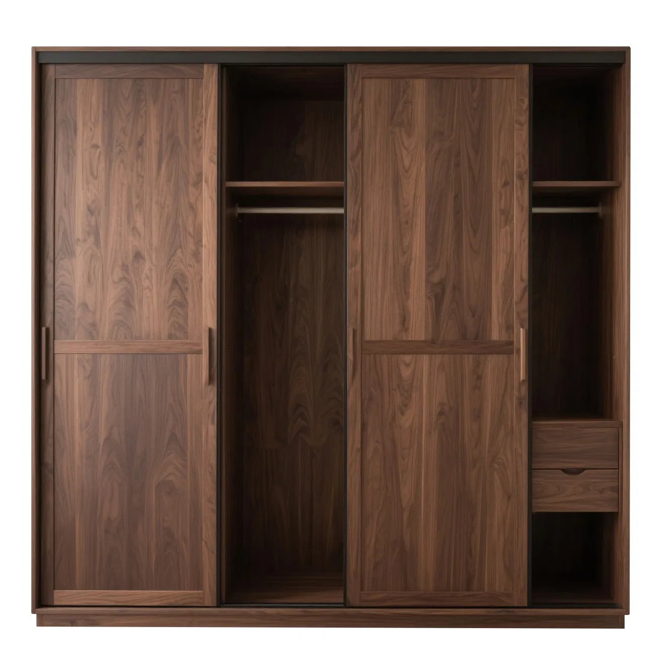 Chinese Factories Offer Customized Colors Cheap Modern Wooden Closet Clothes Bedroom Wardrobe