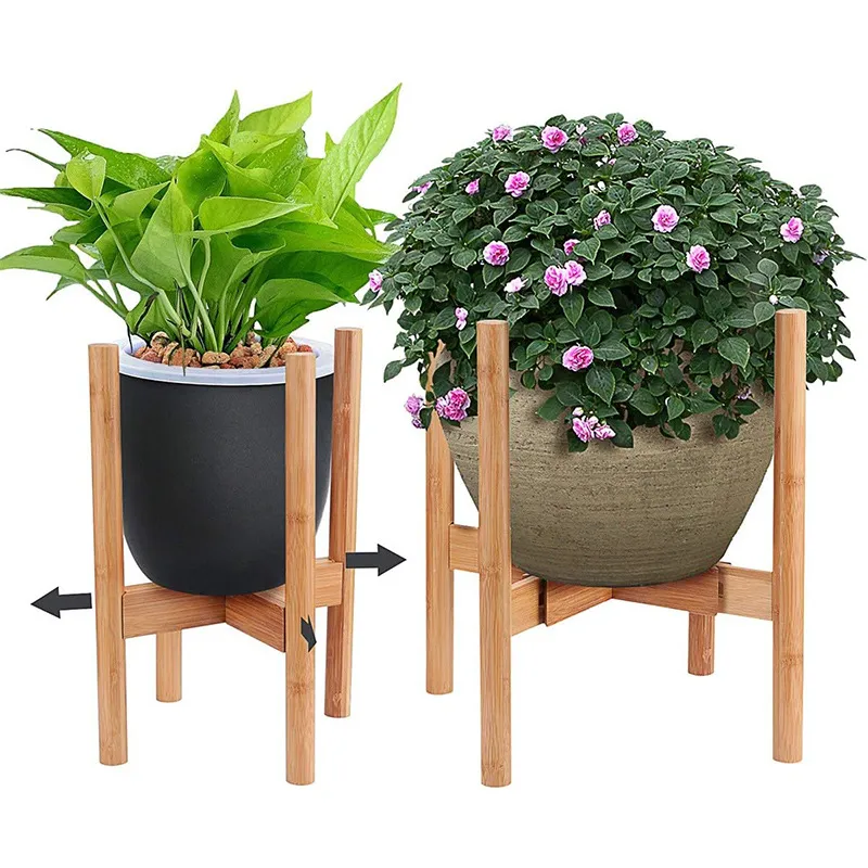 Bamboo Plant Stand 7