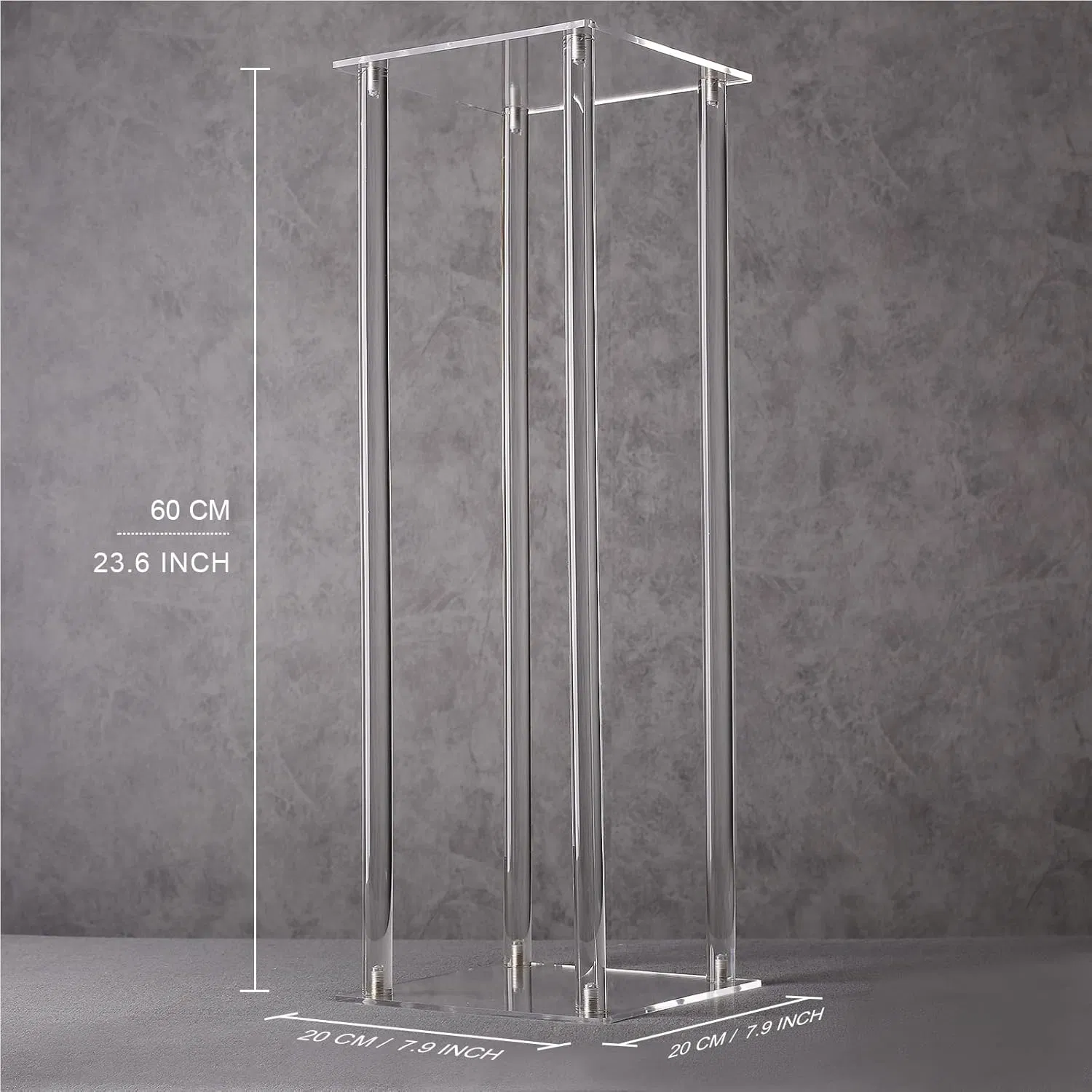 Home Decoration Tall Wedding Party Decor Centerpiece Clear Acrylic Flower Stand