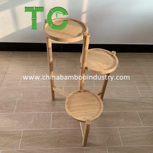 Bamboo Plant Stand Indoor