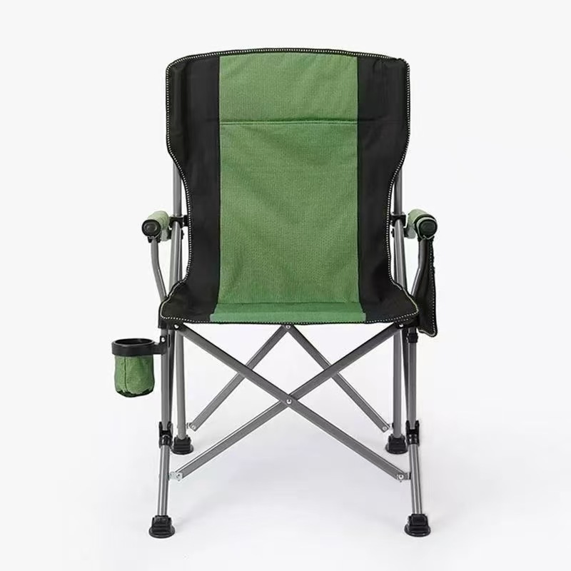 Wholesale Outdoor Camping Chair Comfortable Foldable Horseshoe Chair Ultra-Light Portable No Assembly Required with Cup Holder and Storage Bag Chair