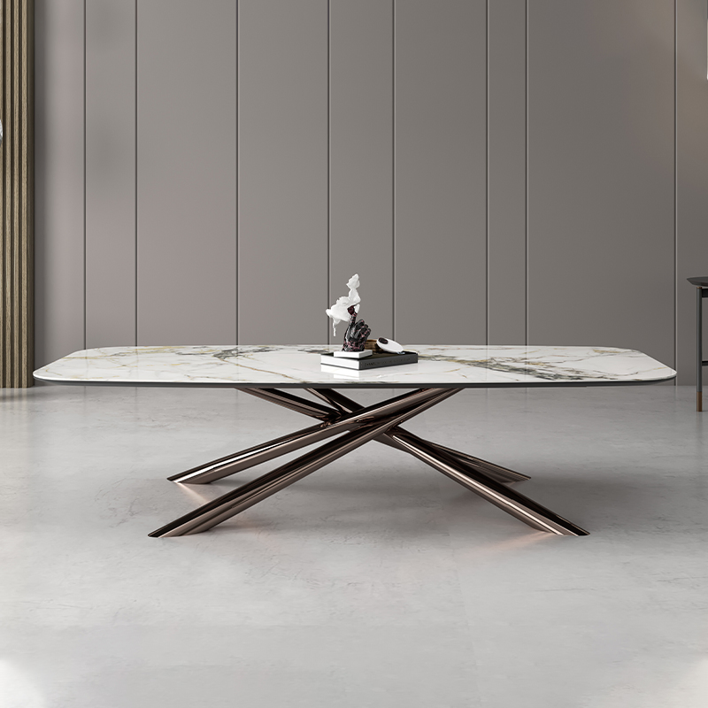 Chinese Rectangle Home Furniture Side Dining Set Coffee Table