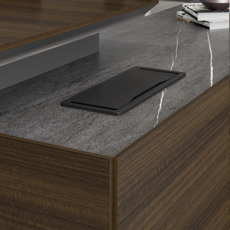 MDF Veneer Wholesale Chinese Modern Wooden Furniture CEO Executive Boss Table Office Desk