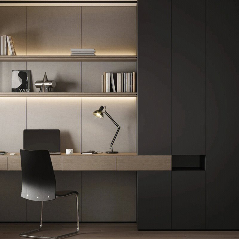 Wholesale Book Rack Home Office Black Wooden Filing Bookshelf Chinese Furniture Modern Designed Worn Polished Handcrafted Foldable Lightweight Open Bookcase